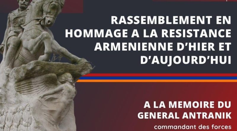 COMMÉMORATION DU GÉNOCIDE DES ARMÉNIENS ET HOMMAGE À LA RÉSISTANCE ARMÉNIENNE/ 24 AVRIL, À PARIS (11H)