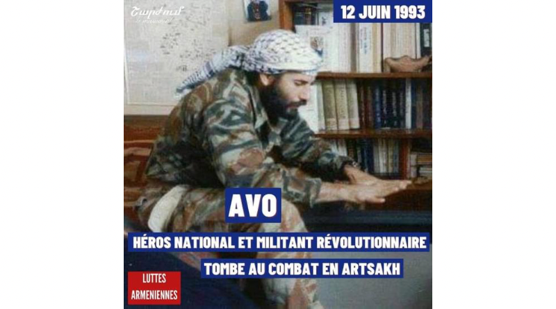 Le 12 juin 1993 « Avo » est tué au combat lors de la guerre de libération d’Artsakh.